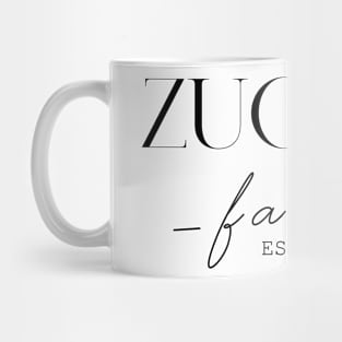 Zugner Family EST. 2020, Surname, Zugner Mug